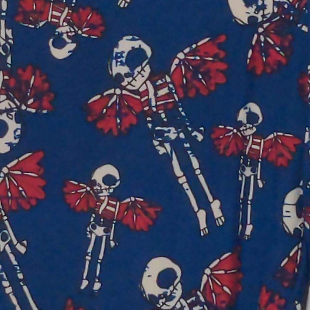 LuLaRoe Leggings in Winged Skeleton Print Halloween – One Size